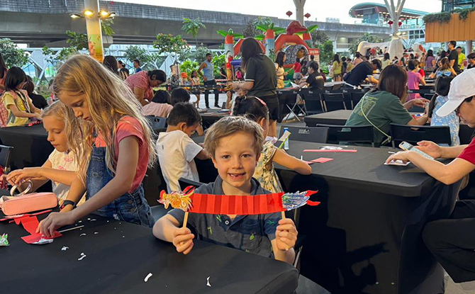 Family-fun at the One Punggol CNY Celebrations