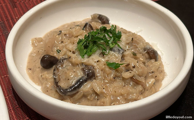 mushroom risotto