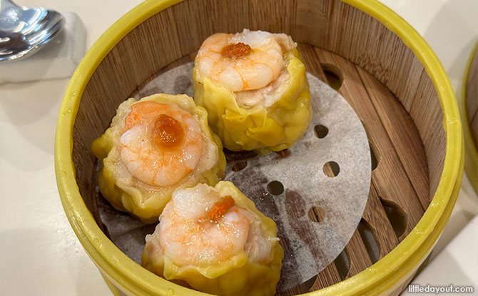 Steamed Siew Mai at Peach Garden