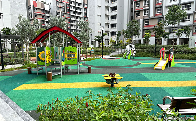 Toddler playground at Plantation Grange