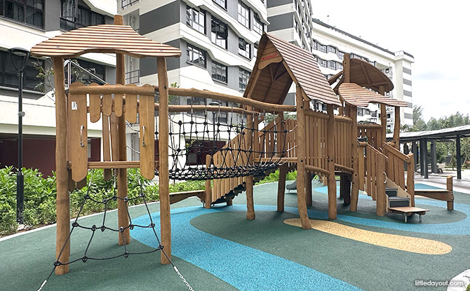 Wooden playground