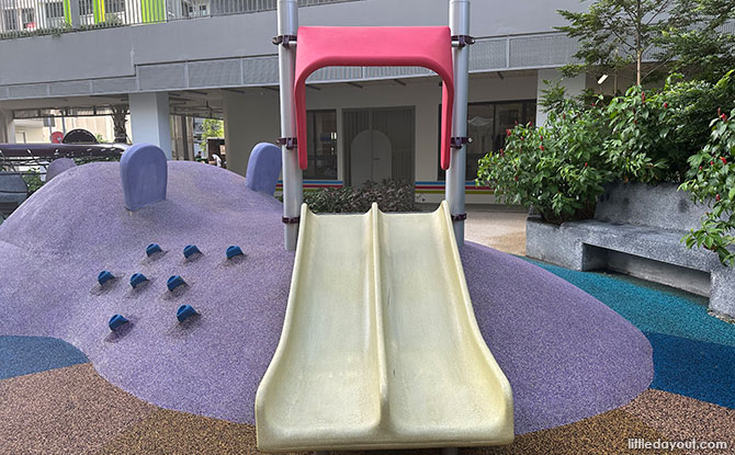 Slides at the Playground