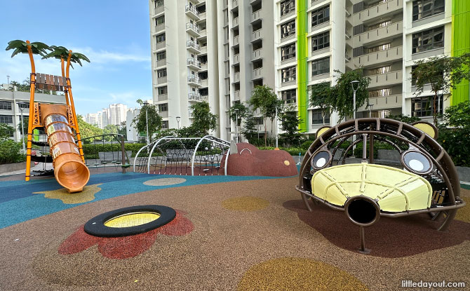 Punggol Point Woods Playground: The Bear, The Rhino & The Hippo