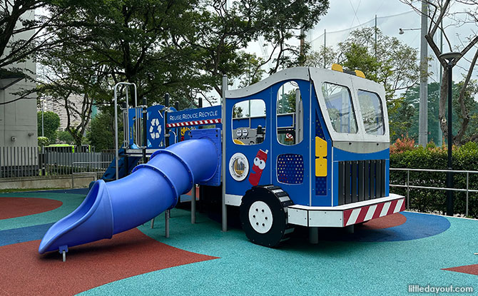 Recycling Truck Playground located at Bukit Batok