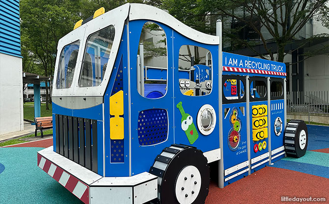 Recycling Truck Playground At Bukit Batok: Play & Learn About The 3Rs