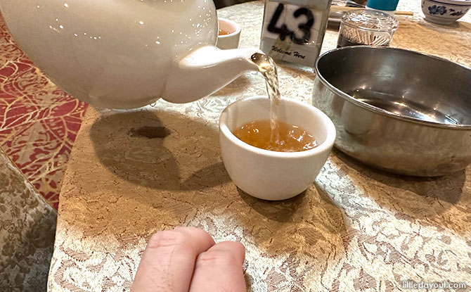thank you for the tea - the traditional way