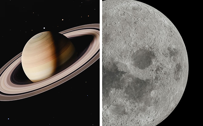 Saturn-Moon Conjunction To Take Place On 24 To 25 July 2024