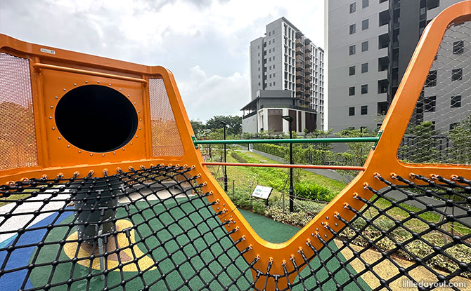 Inside the Fernvale Link Park Connector Playground