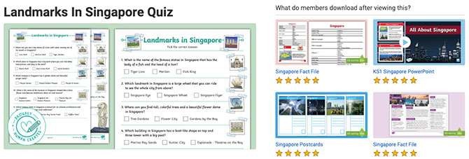 Landmarks in Singapore Quiz