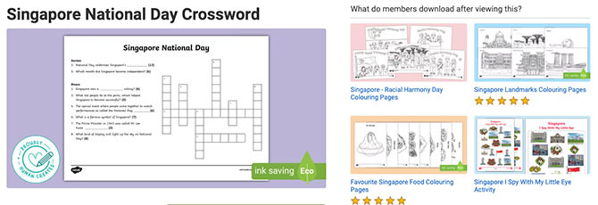 National Day Crossword Puzzle