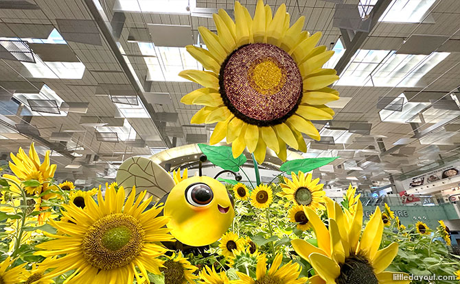 Sunflowers at Changi Airport