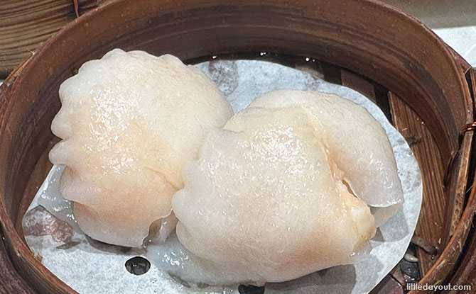 Har gow dim sum at Swee Choon