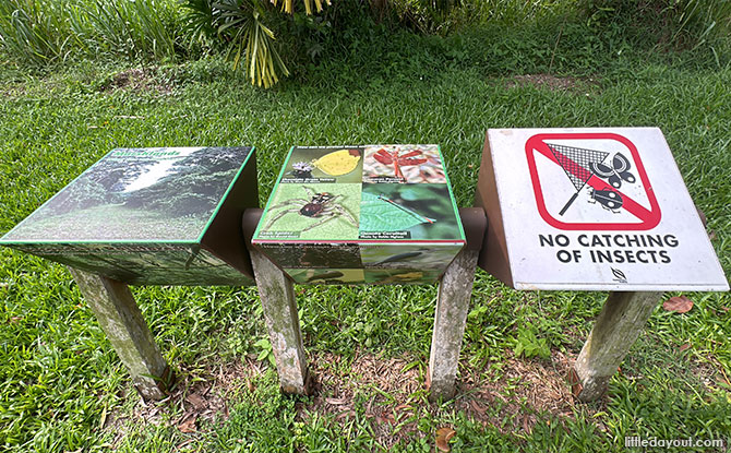 Signs at Tampines Eco Green