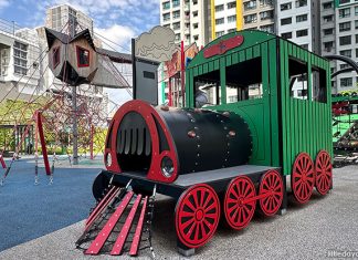 Teck Whye View Playground: Train Locomotive Steam Adventure