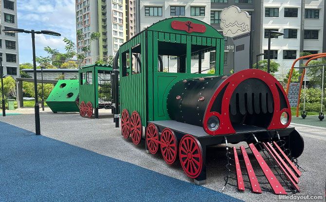 Rail Fun at the Teck Whye View Train Playground