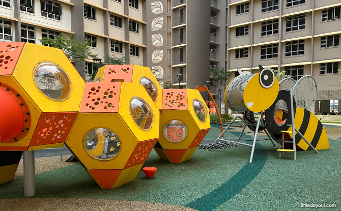 Tengah bee playground which is designed for 2 to 5 year olds