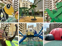 Tengah Insect Playgrounds: Bee, Mantis, Leaf Insect, Rhino Beetle, Ladybug & Spider At Garden Court & Terrace