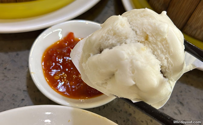 Steamed BBQ Pork Bun at TungLok Teahouse