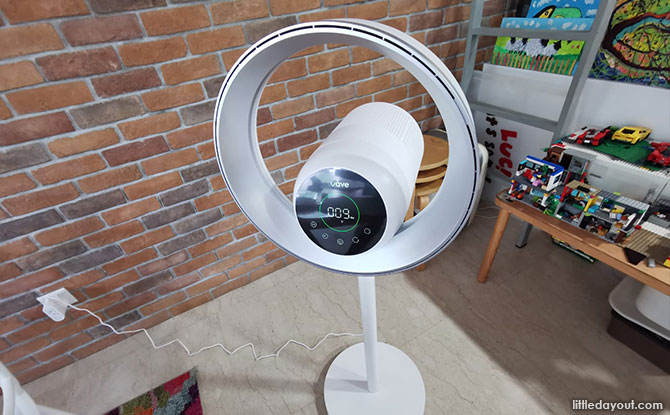 Features of vvave Nimbus Bladeless Purifier Fan