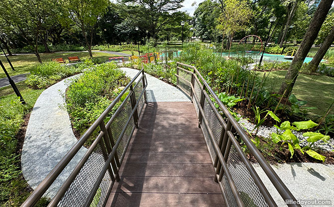 Children's Zone and Playground at the West Coast Therapeutic Garden