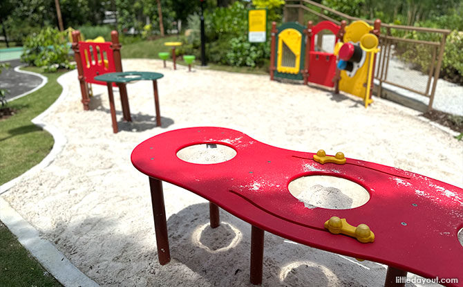 Sand play area at West Coast Park Area 2