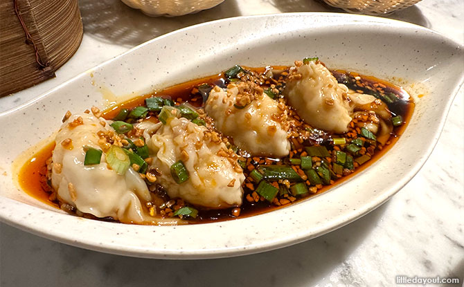 Meat Dumplings in Chili Oil